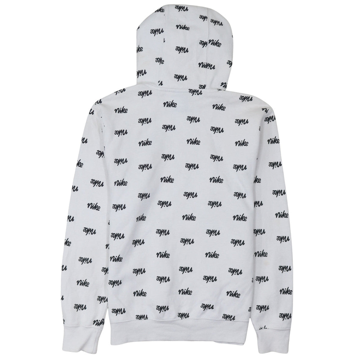 Mens UK Size S Nike White Pullover Hoodie