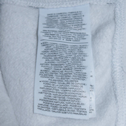 Mens UK Size S Nike White Pullover Hoodie