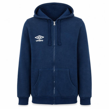 Mens UK Size S Umbro Blue Full Zip Hoodie
