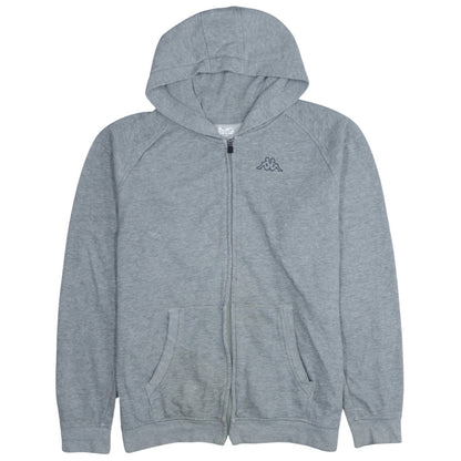 Mens UK Size XL Kappa Grey Full Zip Hoodie