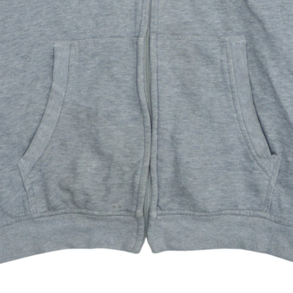 Mens UK Size XL Kappa Grey Full Zip Hoodie
