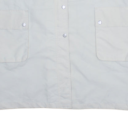 Levi Strauss & Co. Men's White Cotton Parka Coat Size S Hooded