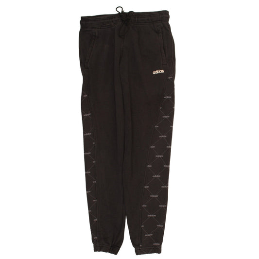 Womens UK Size S adidas Regular Fit Jogger Black Trousers