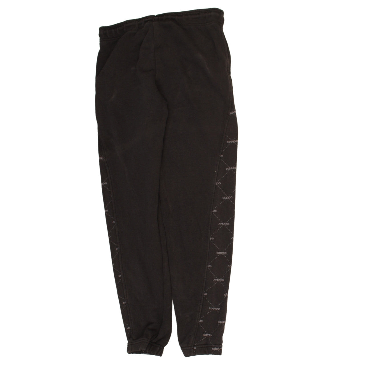 Womens UK Size S adidas Regular Fit Jogger Black Trousers