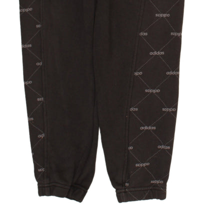 Womens UK Size S adidas Regular Fit Jogger Black Trousers