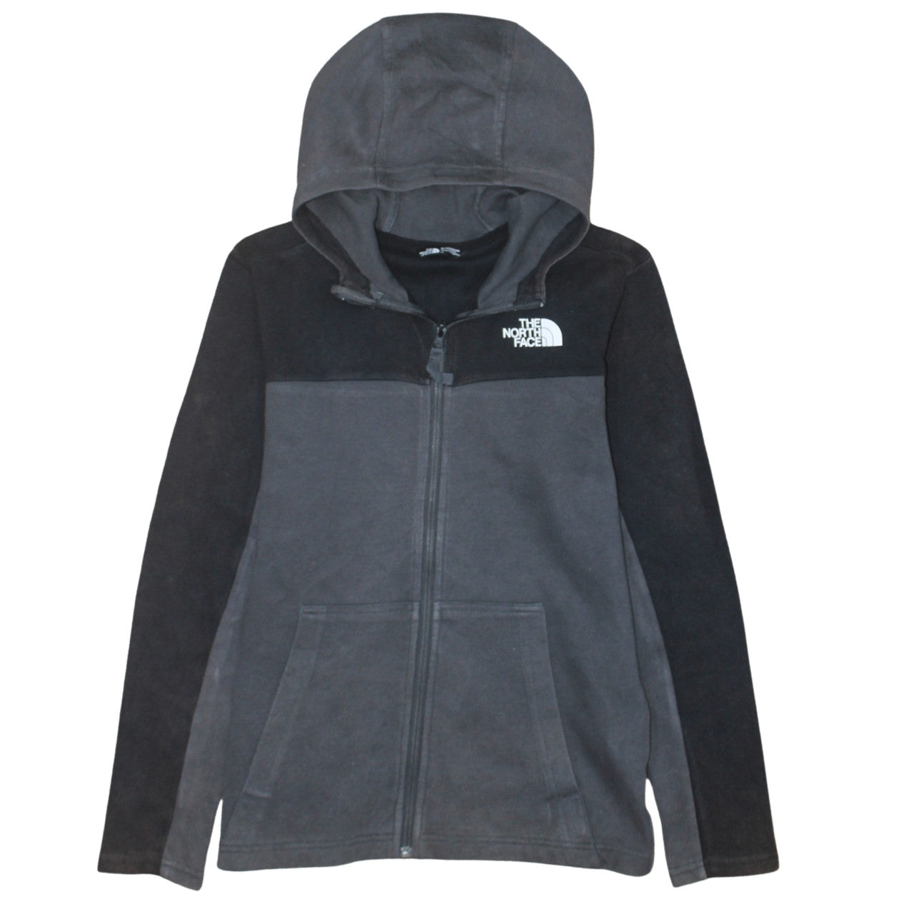 Boys UK Size L The North Face Black Full Zip Hoodie