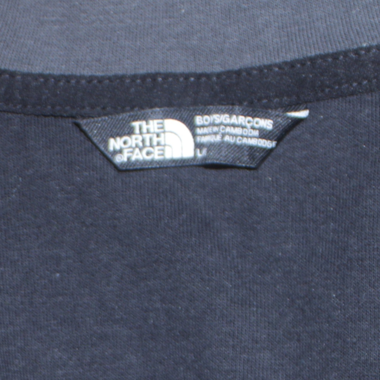 Boys UK Size L The North Face Black Full Zip Hoodie