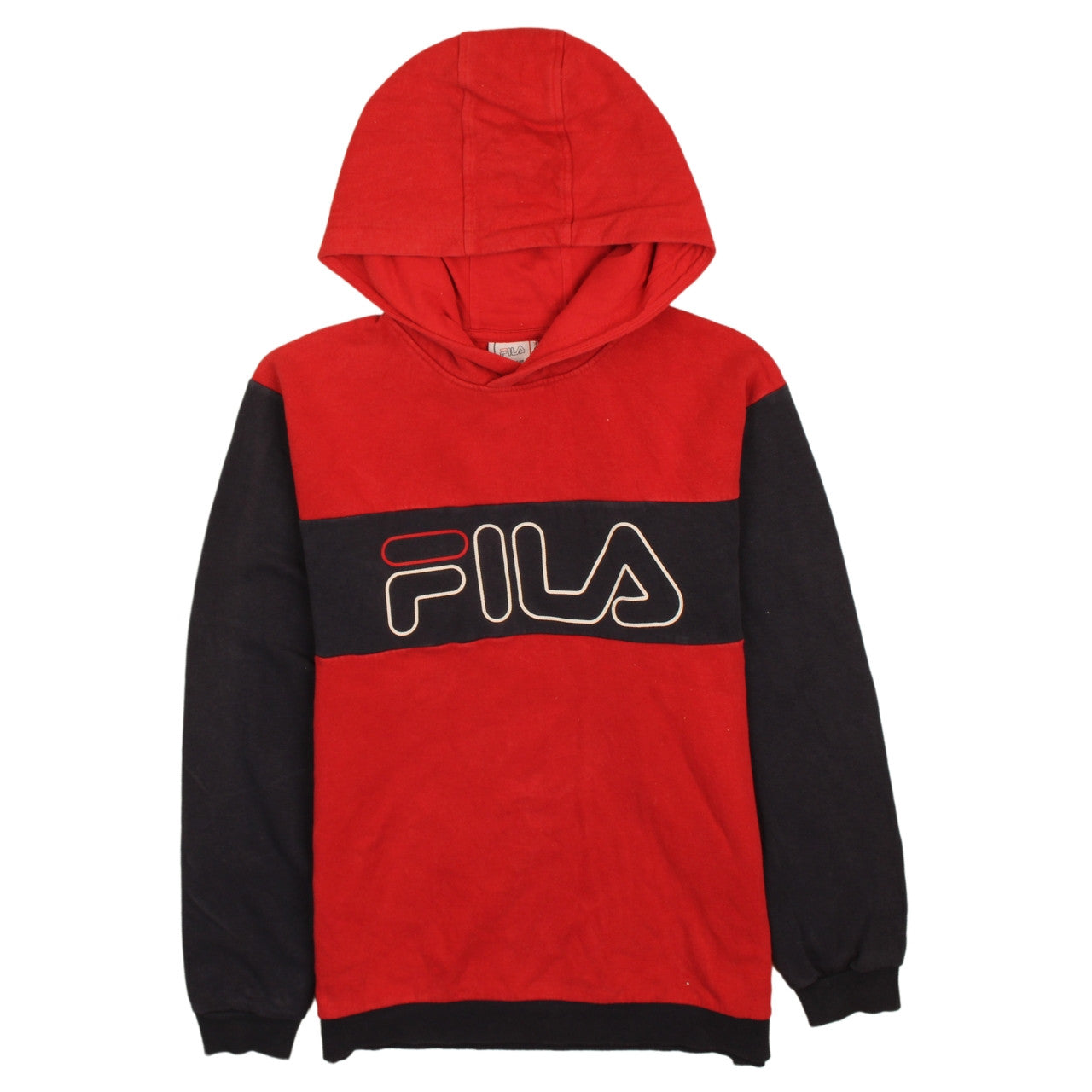 Boys UK Size 13-14 Years FILA Red Pullover Hoodie