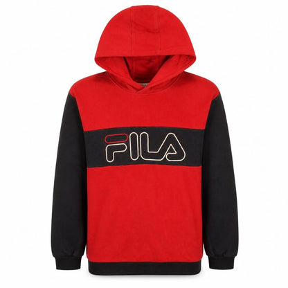 Boys UK Size 13-14 Years FILA Red Pullover Hoodie