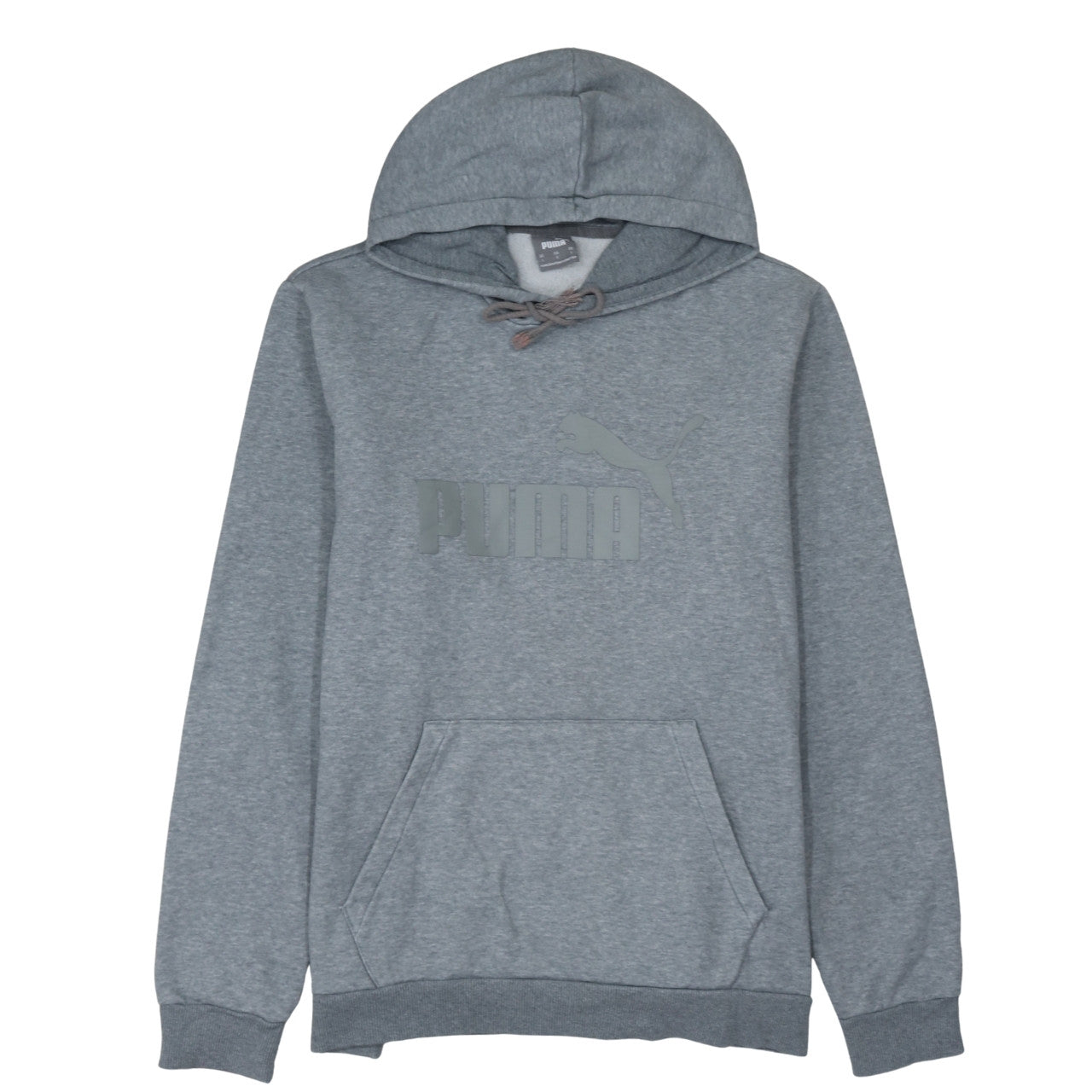 Mens UK Size L PUMA Grey Pullover Hoodie