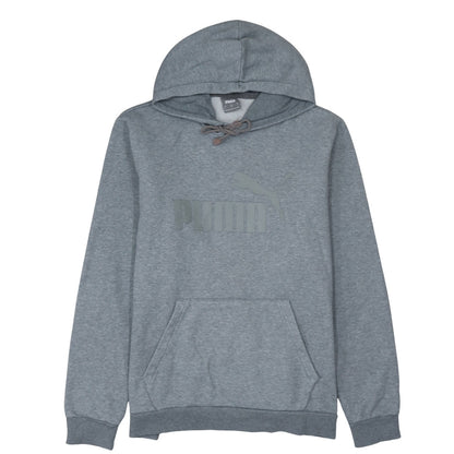 Mens UK Size L PUMA Grey Pullover Hoodie
