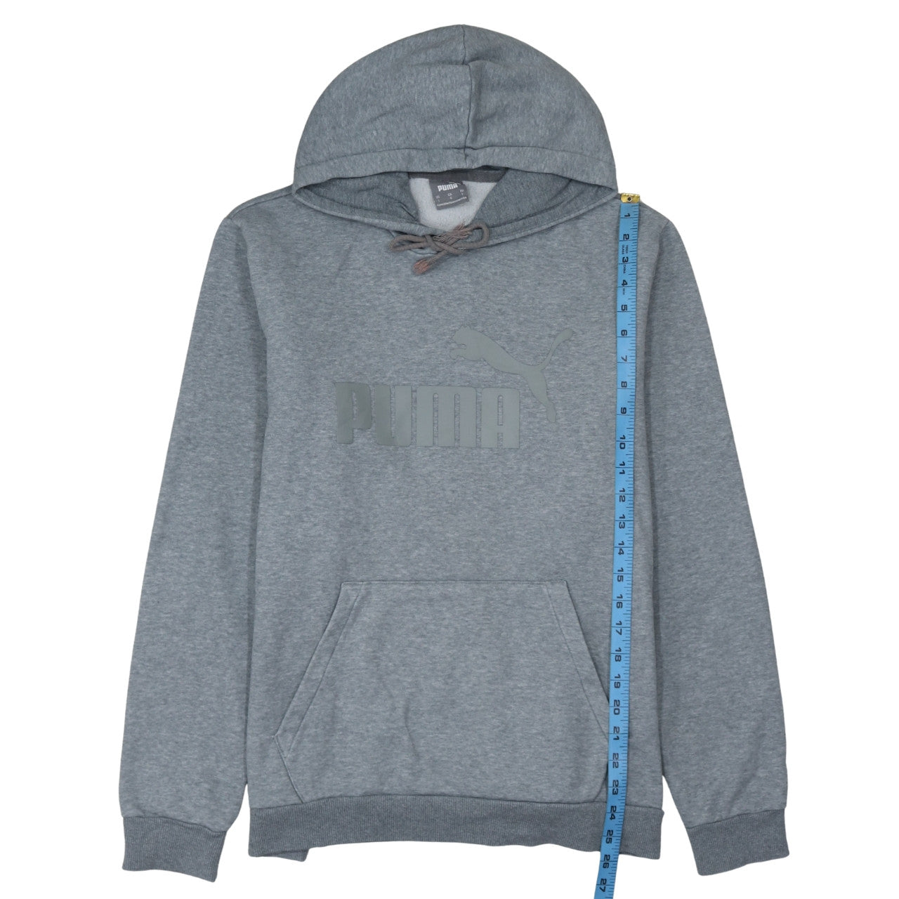 Mens UK Size L PUMA Grey Pullover Hoodie