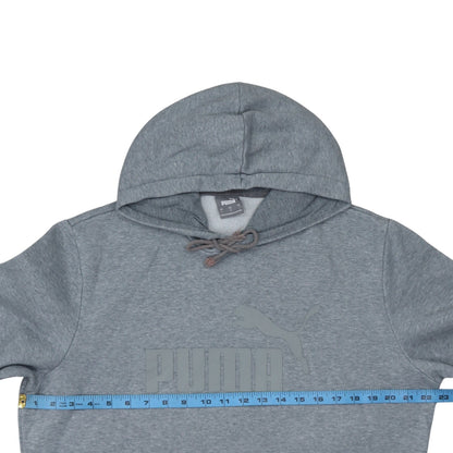 Mens UK Size L PUMA Grey Pullover Hoodie