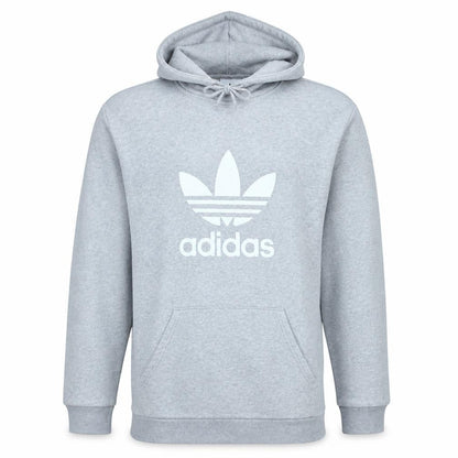 Mens UK Size L adidas Grey Pullover Hoodie