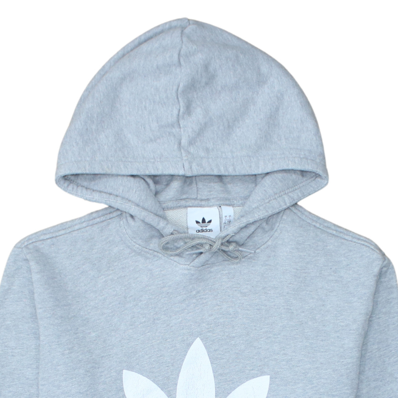 Mens UK Size L adidas Grey Pullover Hoodie
