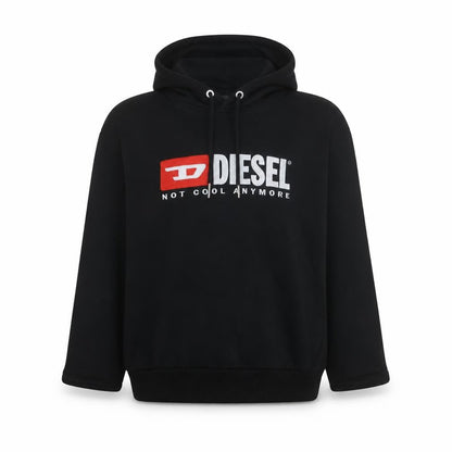 Mens UK Size M Diesel Black Pullover Hoodie