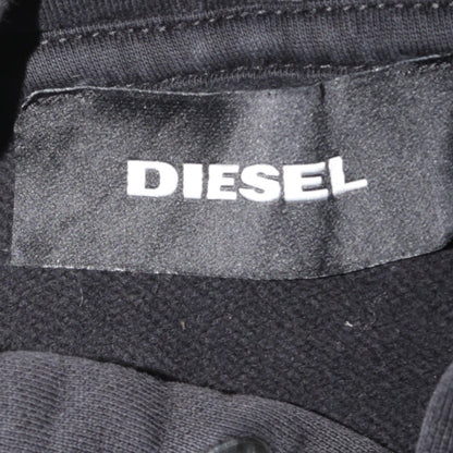 Mens UK Size M Diesel Black Pullover Hoodie