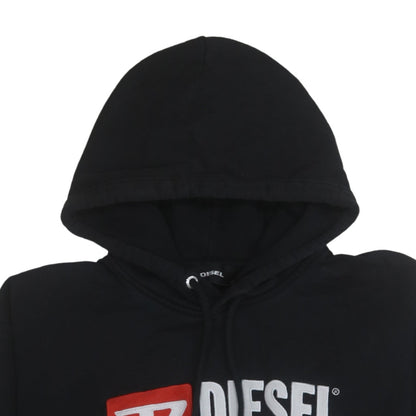 Mens UK Size M Diesel Black Pullover Hoodie