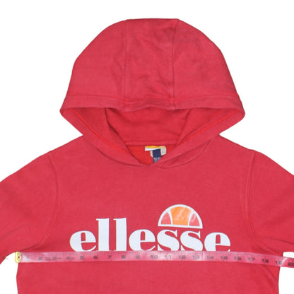 Boys UK Size 12-13 Years ellesse Red Pullover Hoodie