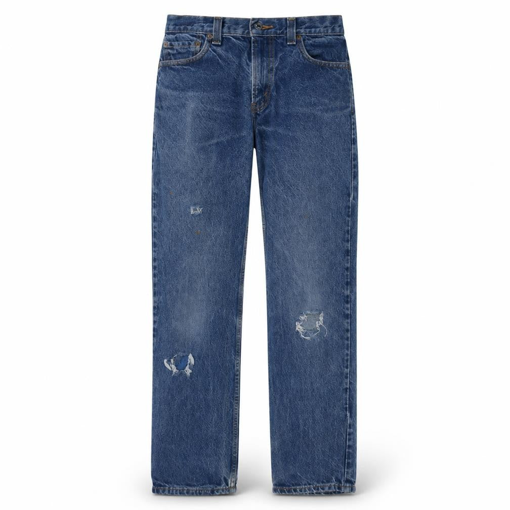 Levi's 505 Regular Fit Men's Blue 30x32 Straight Denim Jeans