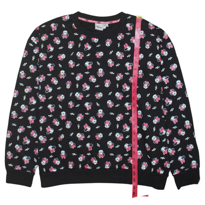 Womens UK Size XL Disney Black Pullover Sweatshirt