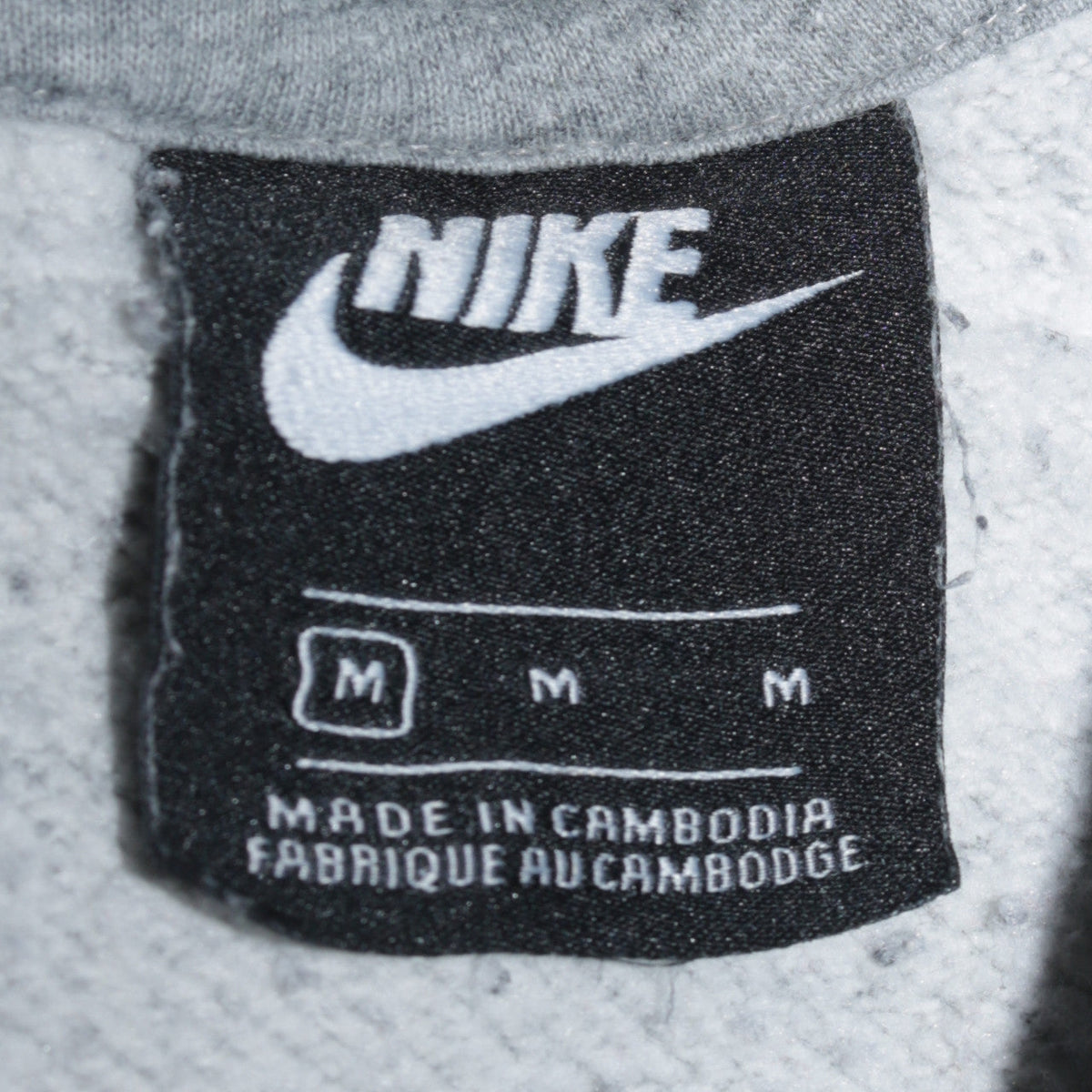 Mens UK Size M Nike Grey Pullover Sweatshirt
