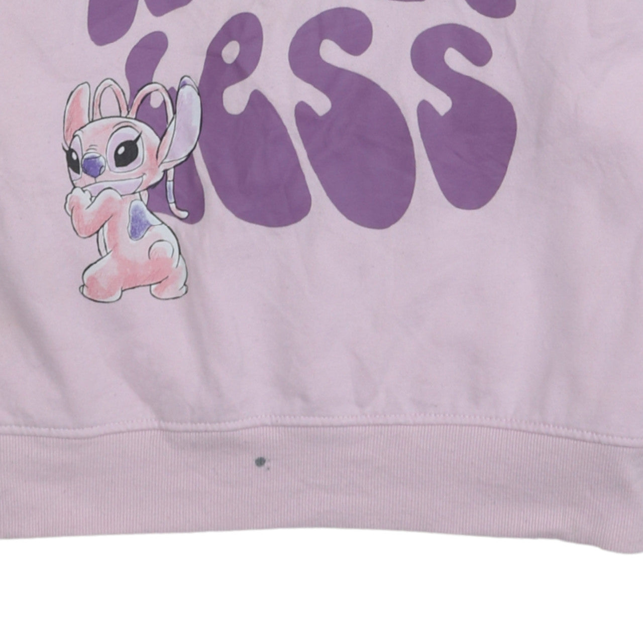 Womens UK Size XS Disney Pink Pullover Sweatshirt