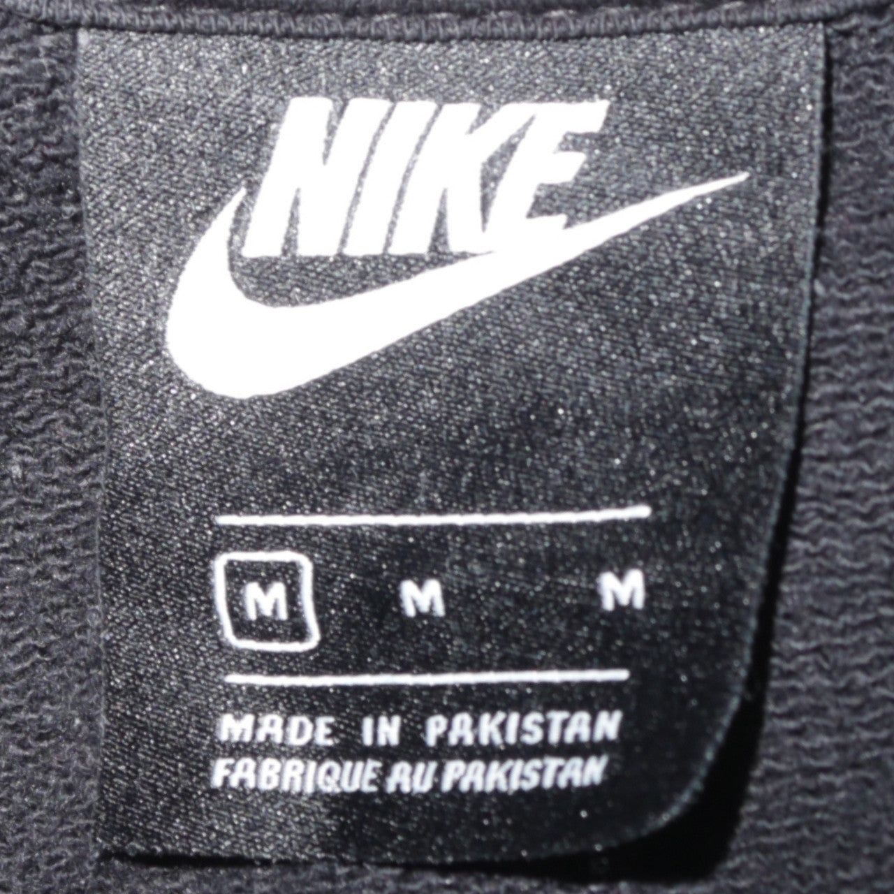 Mens UK Size M Nike Black Pullover Hoodie