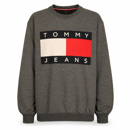 Mens UK Size XL Tommy Hilfiger Grey Pullover Sweatshirt