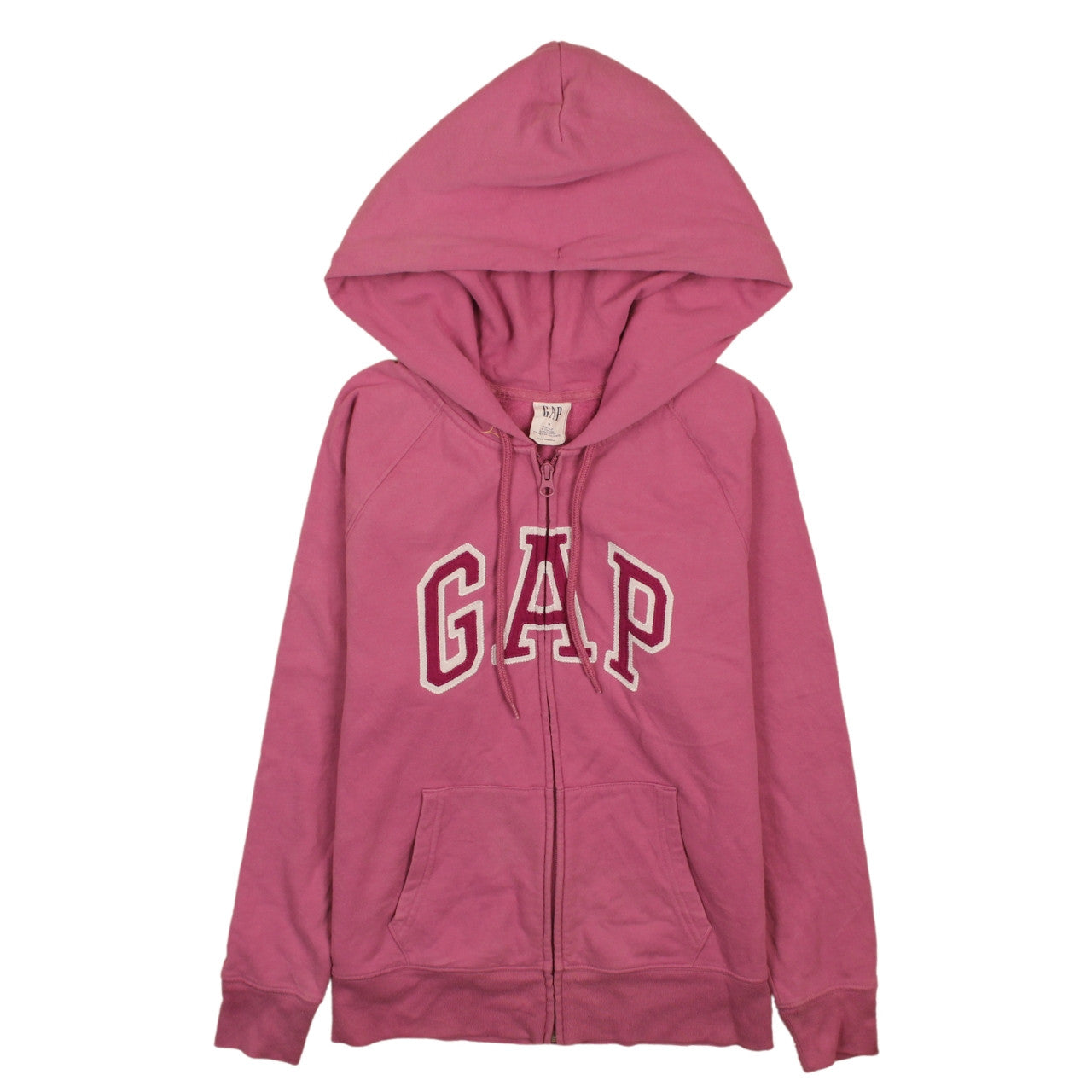 Womens UK Size M Gap Pink Full Zip Hoodie