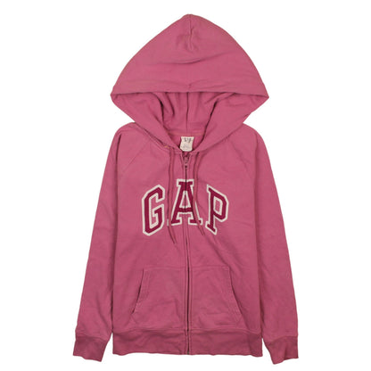 Womens UK Size M Gap Pink Full Zip Hoodie
