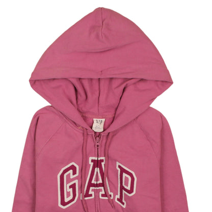 Womens UK Size M Gap Pink Full Zip Hoodie
