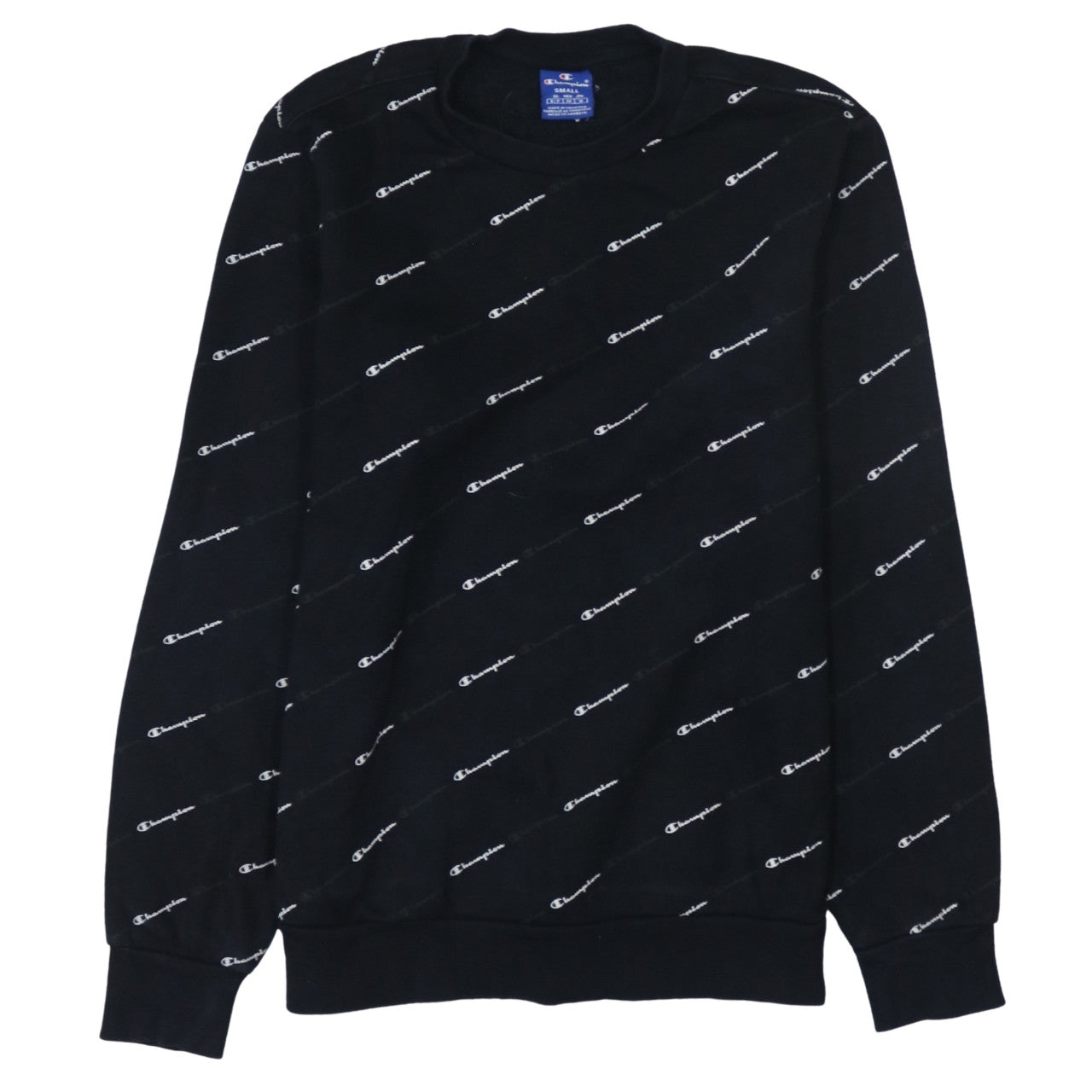 Mens UK Size S Champion Black Pullover Sweatshirt
