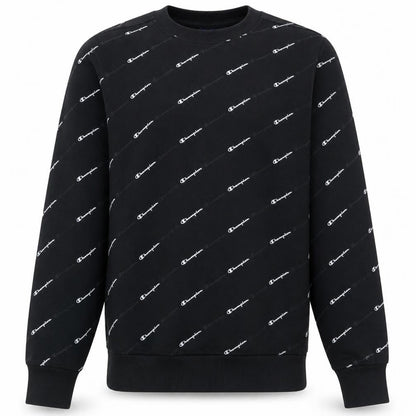 Mens UK Size S Champion Black Pullover Sweatshirt