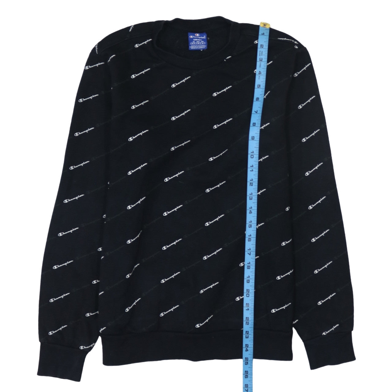 Mens UK Size S Champion Black Pullover Sweatshirt