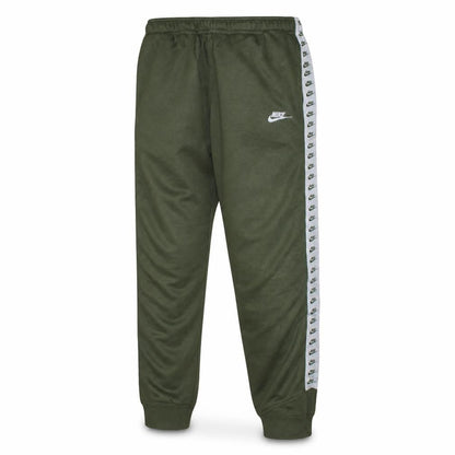 Nike Men's Green Track Pants L Side Stripe Cotton Blend