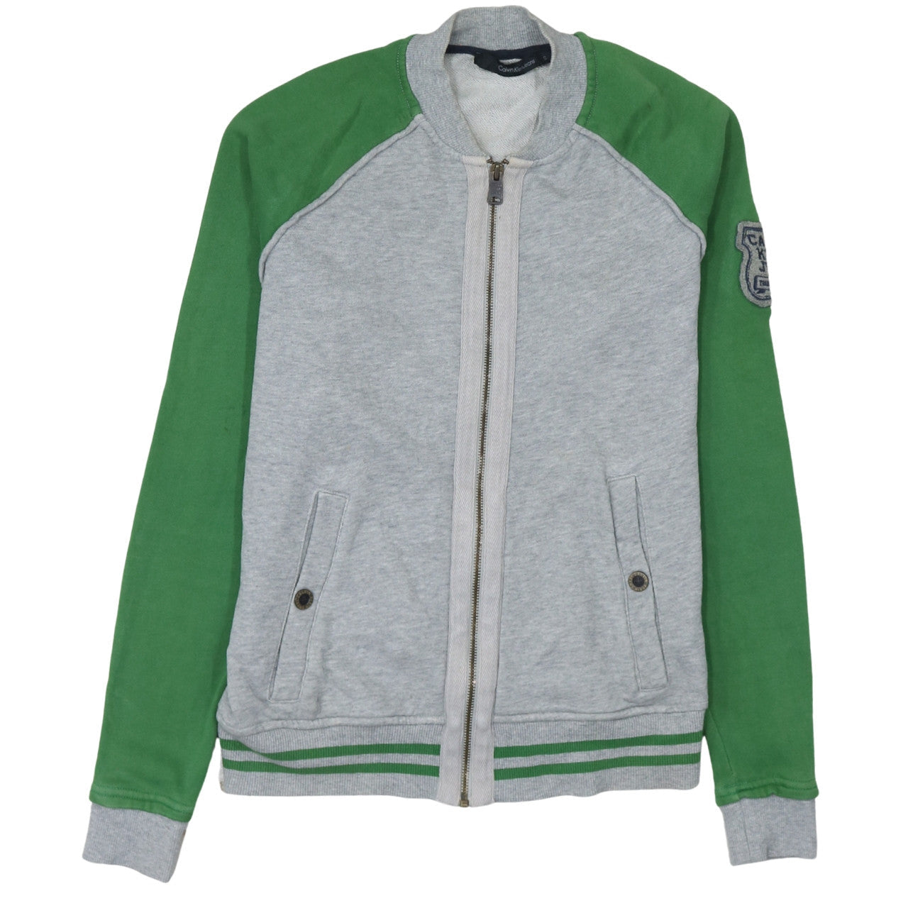 Mens UK Size S Calvin Klein Jeans Multicoloured Full Zip Sweatshirt