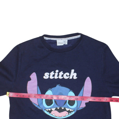 Womens UK Size M Disney Blue Pullover Sweatshirt