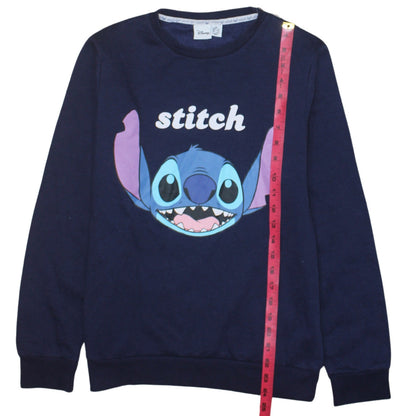 Womens UK Size M Disney Blue Pullover Sweatshirt