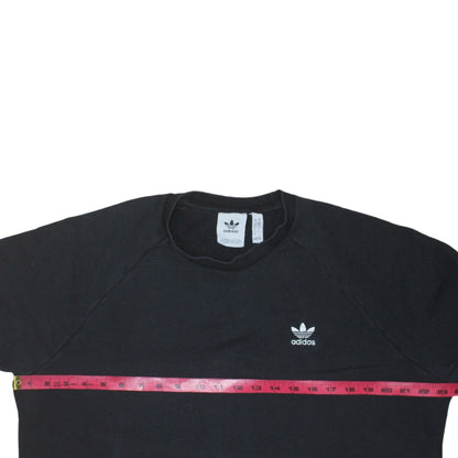 Mens UK Size L adidas Black Pullover Sweatshirt