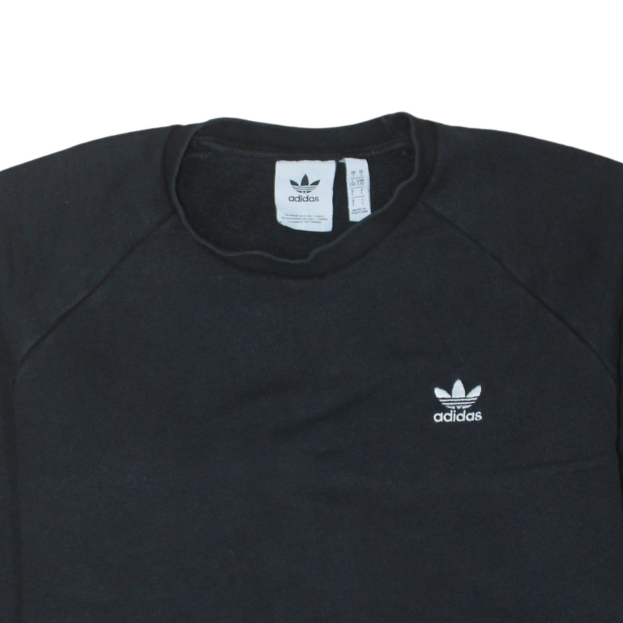 Mens UK Size L adidas Black Pullover Sweatshirt