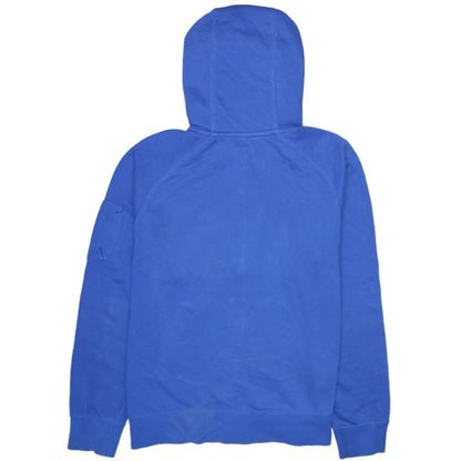 Mens UK Size M Nike Blue Full Zip Hoodie