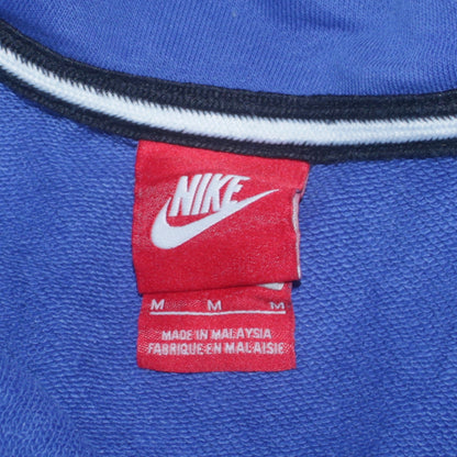 Mens UK Size M Nike Blue Full Zip Hoodie