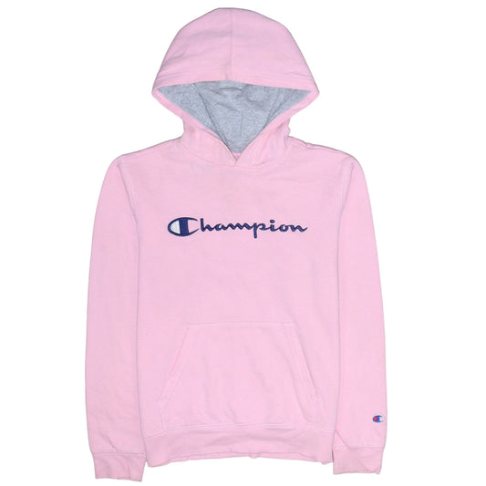 Womens UK Size XL Champion Pink Pullover Hoodie