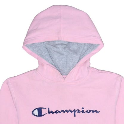Womens UK Size XL Champion Pink Pullover Hoodie