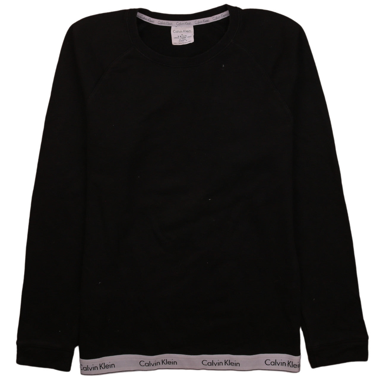 Mens UK Size M Calvin Klein Black Pullover Sweatshirt
