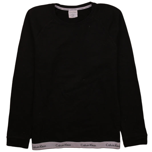 Mens UK Size M Calvin Klein Black Pullover Sweatshirt