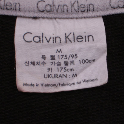 Mens UK Size M Calvin Klein Black Pullover Sweatshirt