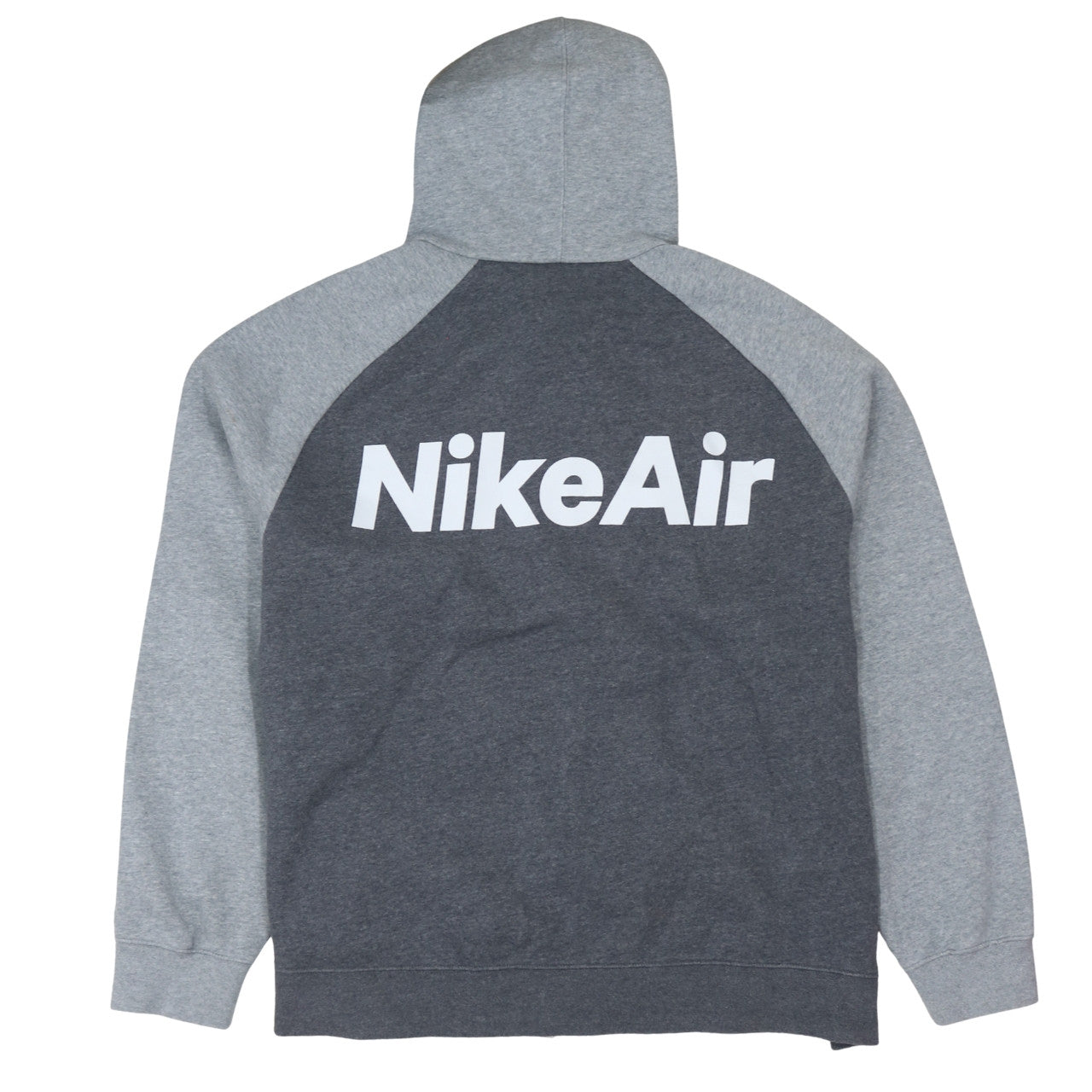 Mens UK Size XXL Nike Grey Full Zip Hoodie