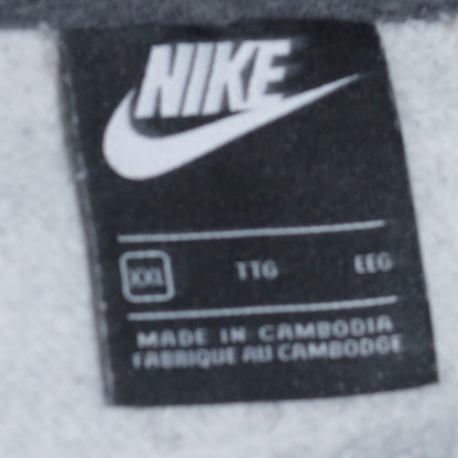 Mens UK Size XXL Nike Grey Full Zip Hoodie